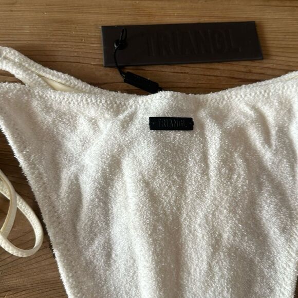 TRIANGL TIE BOTTOM ONLY COCONUT TERRY NO BAG NEW WITH TAGS - Picture 3 of 6